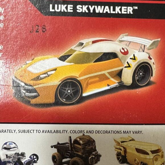 Star Wars Hot Wheels 2014 Character Cars Luke Skywalker Die Cast Vintage New NIB - Picture 10 of 14
